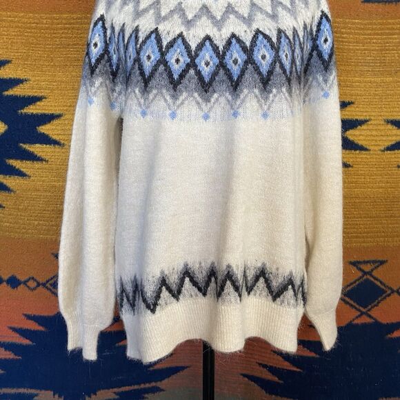 Vero Moda Fair Isle Alpaca Wool Blend Sweater. Medium. So Soft And Warm! - Picture 13 of 13